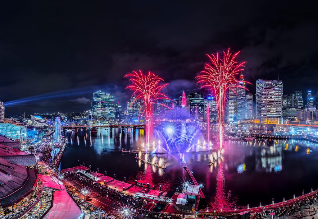Darling Harbour Fireworks The Capitol Hotel Sydney